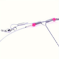 10pcs Steel Wire Swivel Snap Fishing Leader