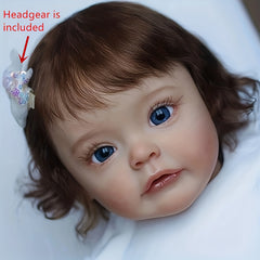 58cm Hair Transplant Reborn Doll Soft Vinyl Dolls