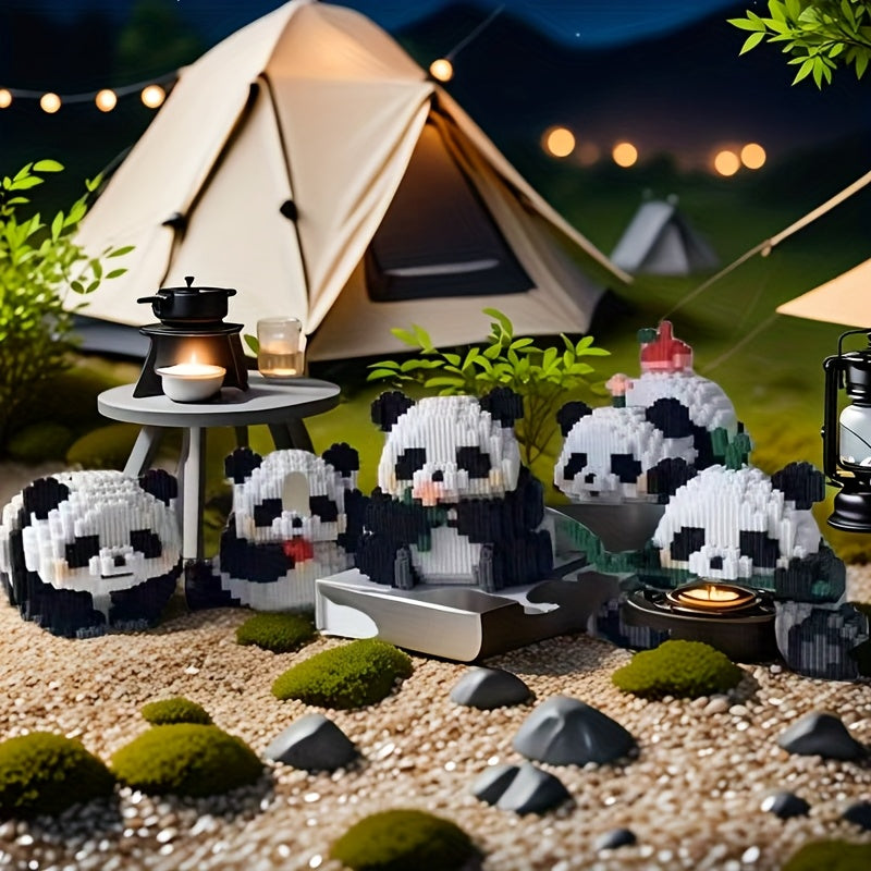 Panda Building Blocks National Treasure 3D Puzzle Toy for Adults