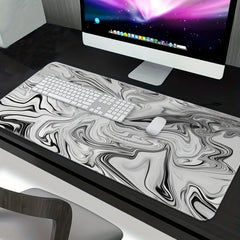 Gray Abstract Gaming Mouse Pad Non-slip Rubber Mat
