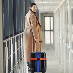 Adjustable Nylon Luggage Protector Straps - Stylish Travel Accessories