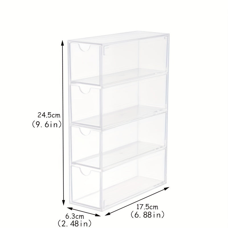 Acrylic Glasses Storage Box Display Rack Drawer Type