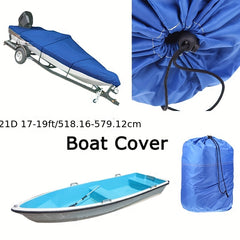 Polarlander Waterproof 210D Speedboat Boat Cover 125in UV Protection Snow Proof