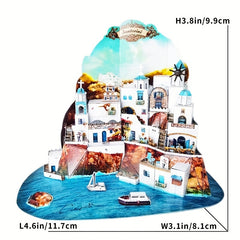 3D City Street View Metal Puzzle Model Kit