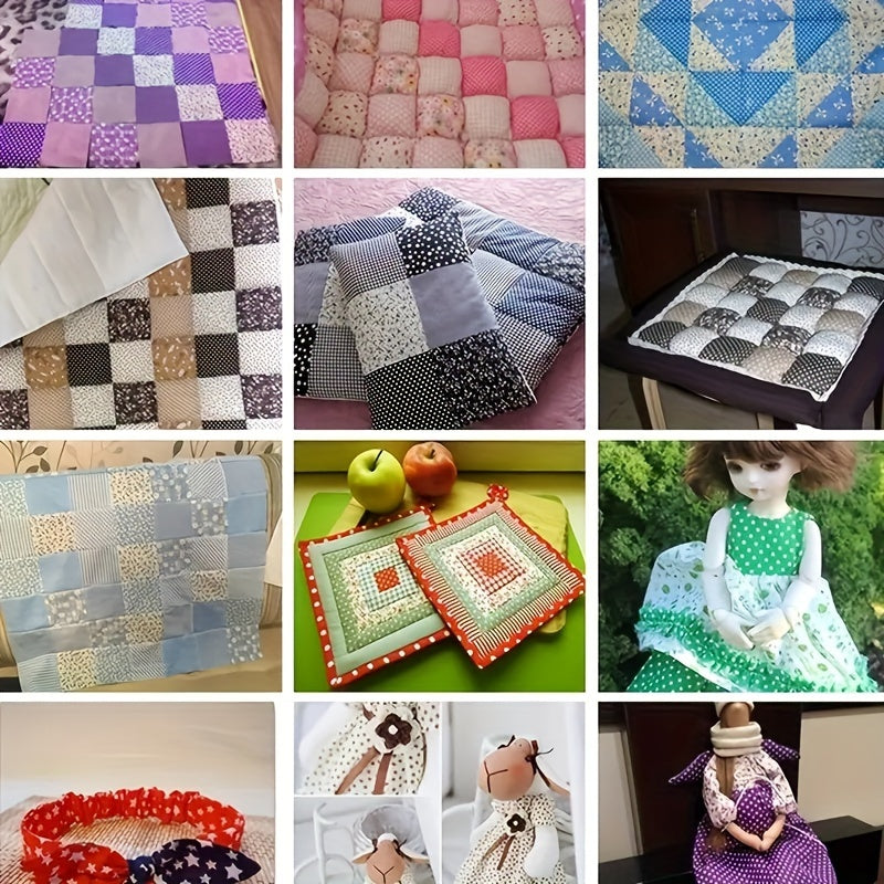 6pcs Soft Cotton Rocket Plant Twill Printed Fabric for Duvet Cover DIY