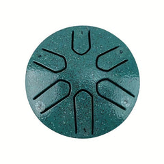 Steel Tongue Drum 7 62 Cm 6 Notes Hand Percussion Instrument Portable Saucer