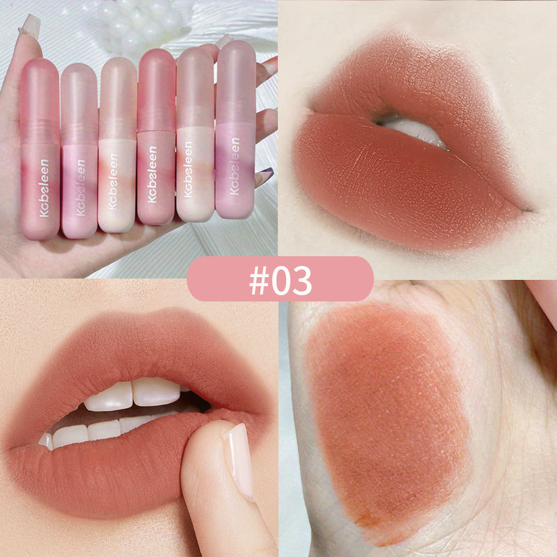 High Pigmented Matte Lip Gloss Set, 12 Colors, Long Lasting Wear, Nude Options