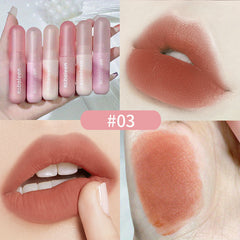 High Pigmented Matte Lip Gloss Set, 12 Colors, Long Lasting Wear, Nude Options