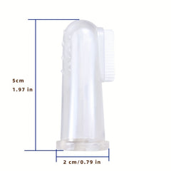 Soft Finger Toothbrush for Dogs - Promotes Oral Health