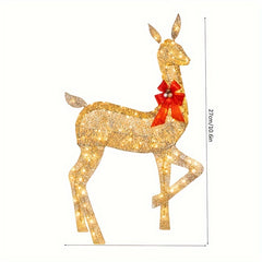 Christmas Deer Lighting Happy Year Decoration