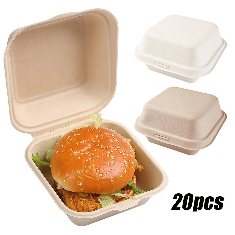 10pcs Disposable Cake Box Paper Pulp Hand Painted Biodegradable