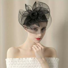 Women Flower Headband Party Birthday Horse Race Wedding Hat Derbyhat