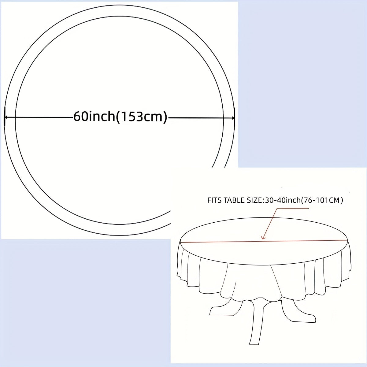 Floral Round Tablecloth Cotton Linen Table Cloth With Tassels