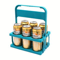 Foldable Cup Holder With Handle Reusable Beverage Coffee Beer Bottle Holder