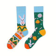 Colorful Funny Socks Novelty Crew Socks For Men Women Warm Thick Breathable Comf
