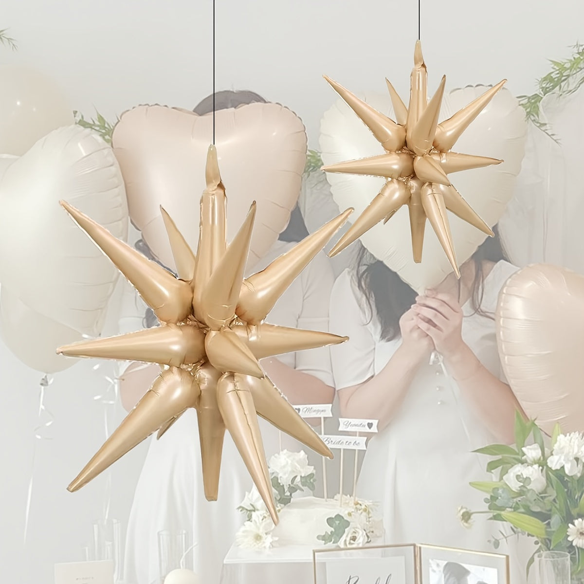 22 Inch Caramel Explosion Star Balloon Party Decoration