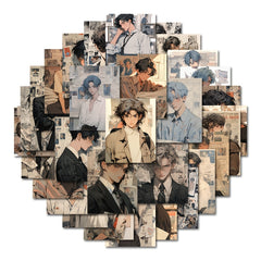 100 Retro Stickers for Phone Luggage Notebook Waterproof