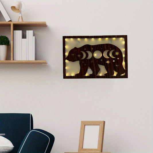 LED Wooden Board Butterfly Series Hanging Light