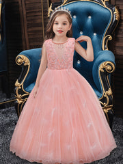 Baby Girls' Sleeveless Princess Dress Birthday Party Dress