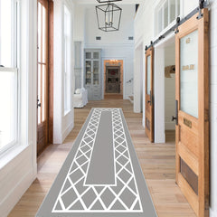 Modern Moroccan Hallway Rug Line Bohemian Kitchen Washable Runner Rug