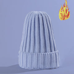 Men's Oversized Striped Wide Brim Woolen Hat