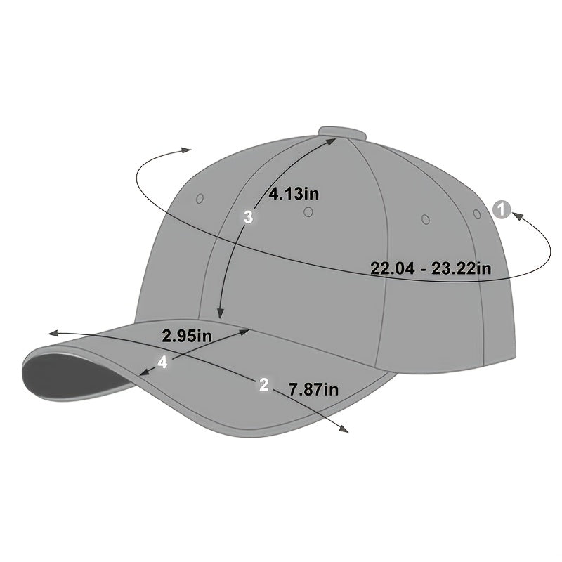 Men's Letter A Baseball Cap Sun Blocking
