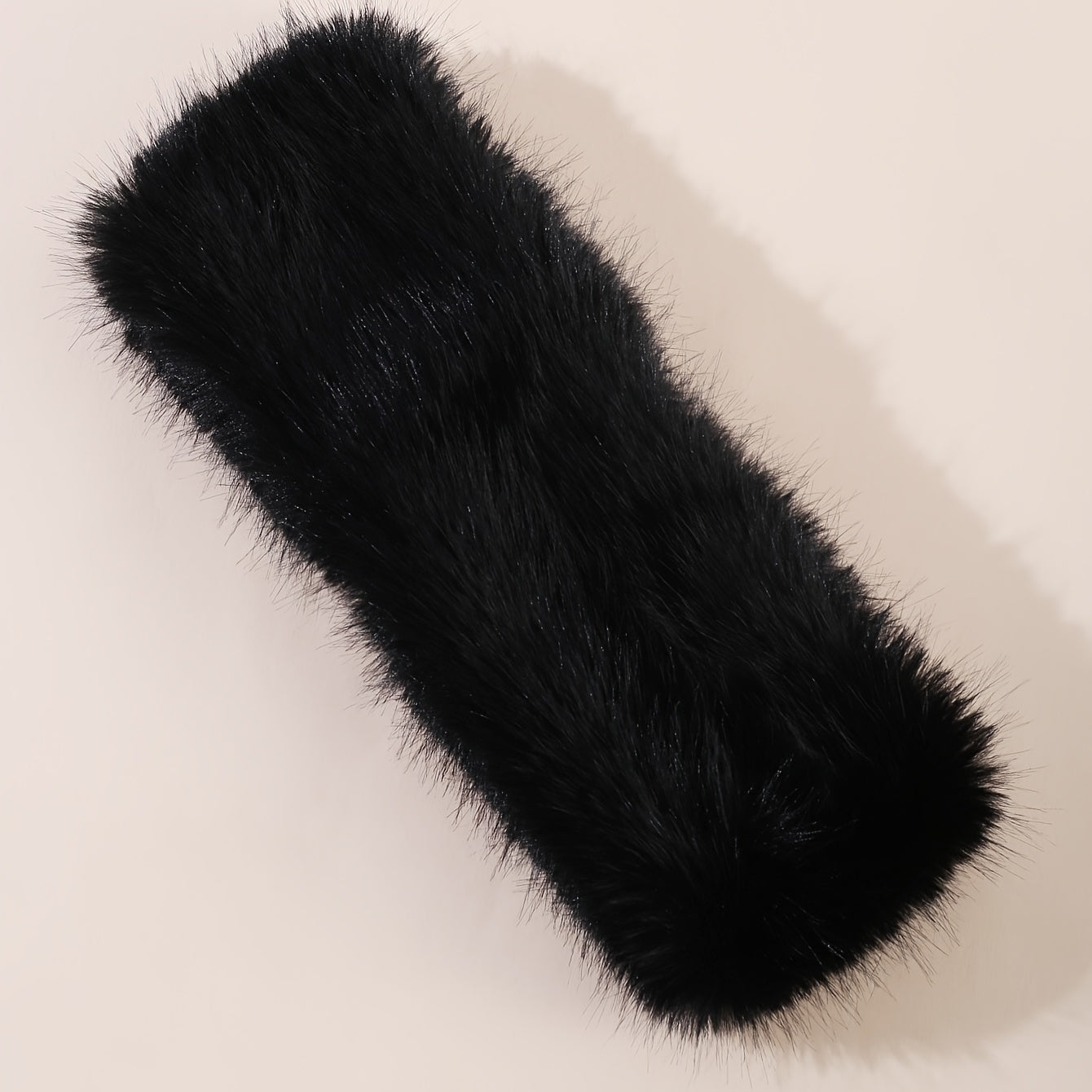 Faux Fur Headband Women Cozy Stretch Hairband Outdoor Ear Warmers
