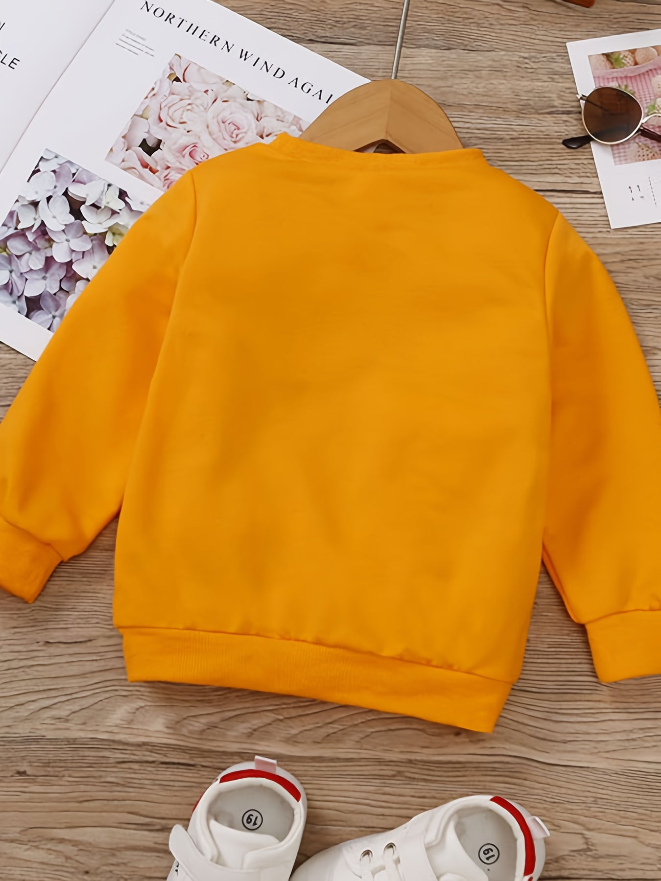 Girls Sweatshirt BEE MINE Graphic Long Sleeve Top Pullover Spring Fall