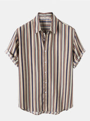 Men's Floral Casual Short Sleeve Shirts