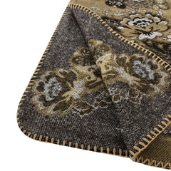Vintage Jacquard Shawl Poncho Long Winter Warm Wrap Blanket Scarf