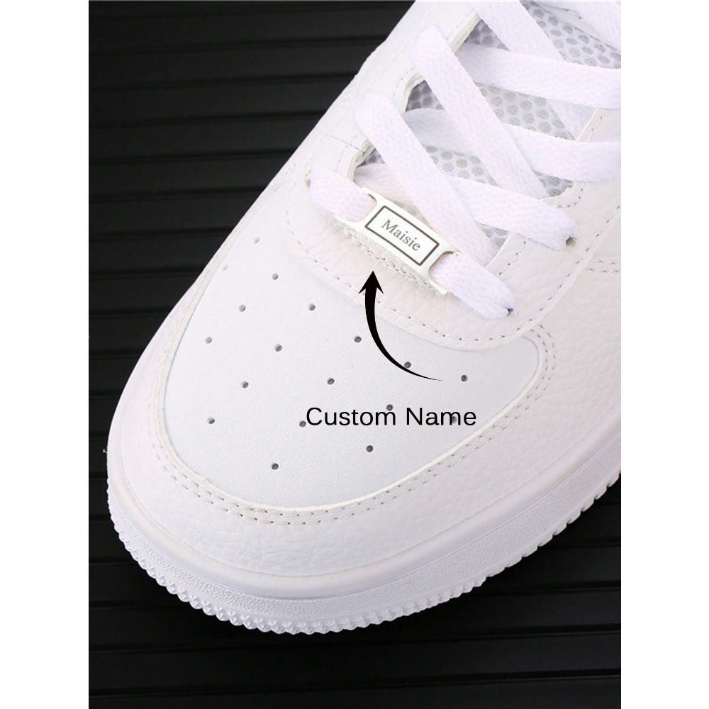 Personalized Name Shoe Buckles with Initials Engraving