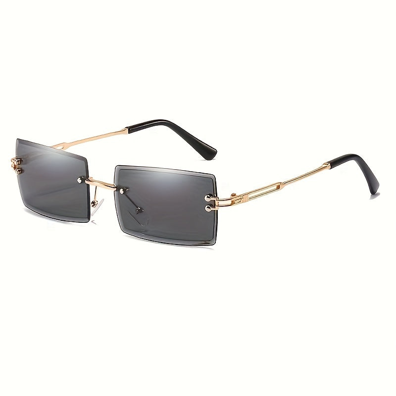 Rimless Sunglasses Gradient Glasses UV400