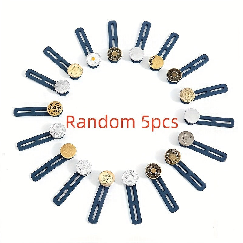 10pcs Button Extender For Pants Jeans Adjustable Waist Extenders