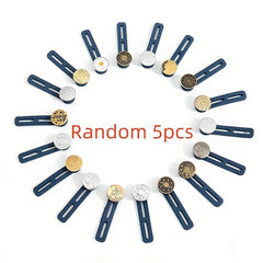 10pcs Button Extender For Pants Jeans Adjustable Waist Extenders