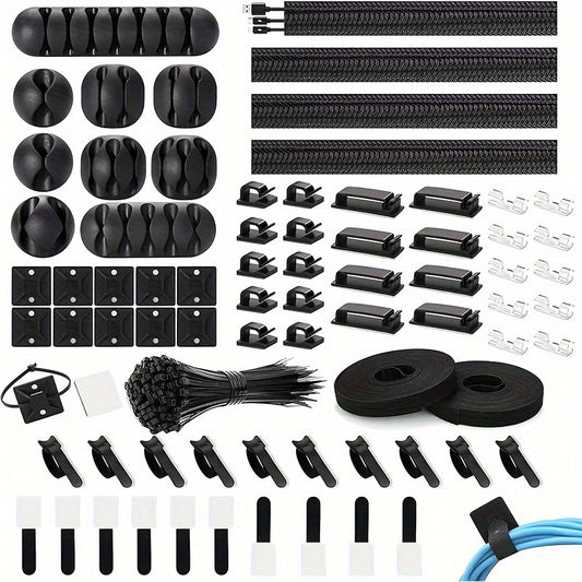 Silicone Cable Clip Management Sleeve Wire Organizer
