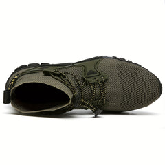 Men's Mesh Drawstring Sneakers Lightweight Outdoor Shoes