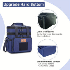 Large Capacity Insulated Leak Proof Lunch Bag with Multiple Compartments