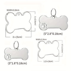 Engraved Dog Tag with Name and Phone - Custom Pet ID