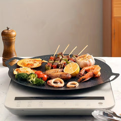 Carbon Steel Iron Baking Pan for Camping & BBQ