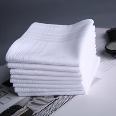 12 Pack Soft Polyester Woven Handkerchiefs Gift Set
