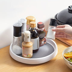 360 Rotatable Spice Rack Lazy Susan for Kitchen Makeup Jewelry