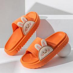 Women's Cartoon Bunny House Slippers Soft Anti-Slip Sole