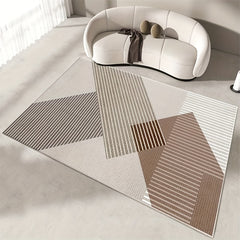 Large Geometric Area Rug Soft Fluffy Mat for Living Room Bedroom Halloween Decor