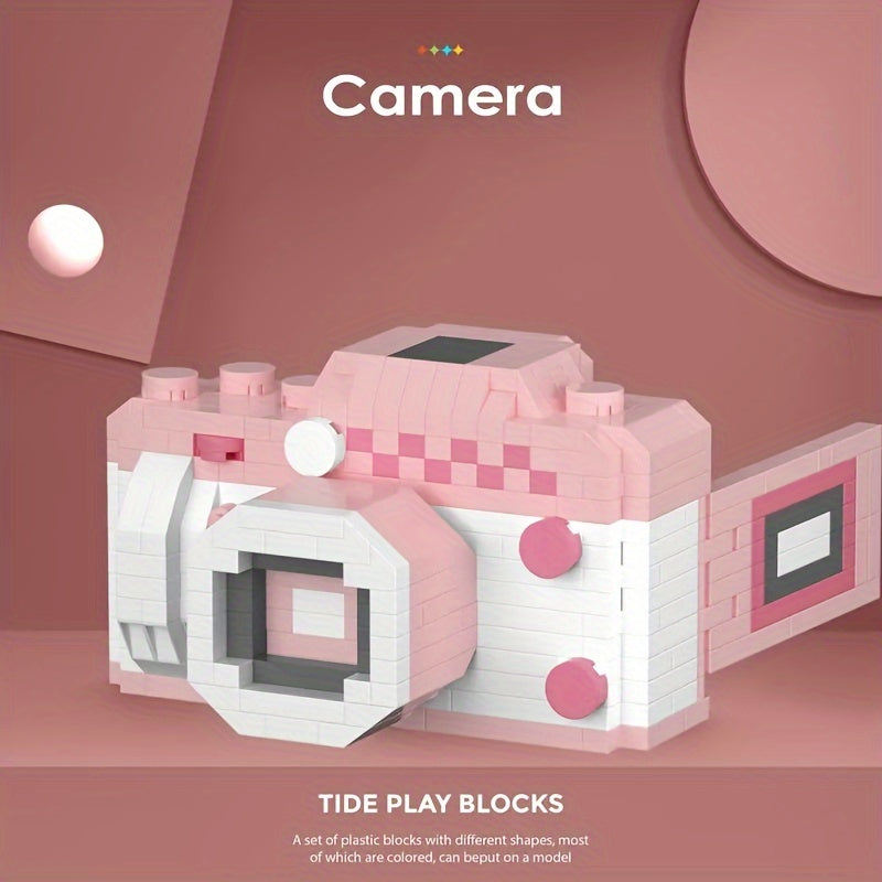 Camera Themed Building Blocks Set Nature Inspired DIY Educational Toy