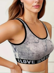 Letter Print Sleeveless Top Women's Sleepwear