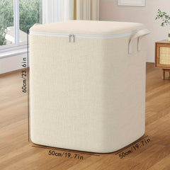 Large Capacity Storage Bag With Handles Portable Clothes Storage Bag