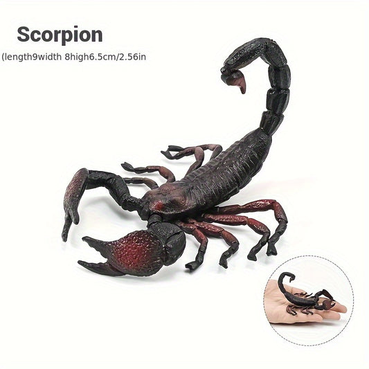 Realistic Insect & Wildlife Models: Scorpion Animal Toy Figures for Education