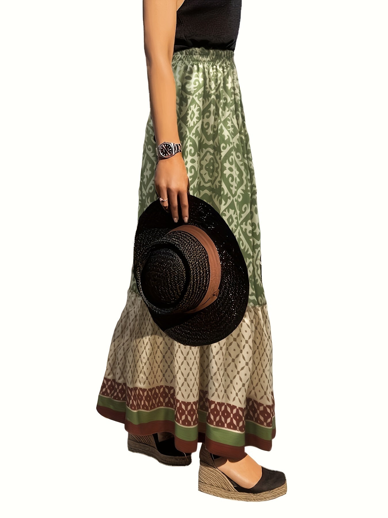 Boho Holiday Skirt for Spring & Summer Women's Clothing