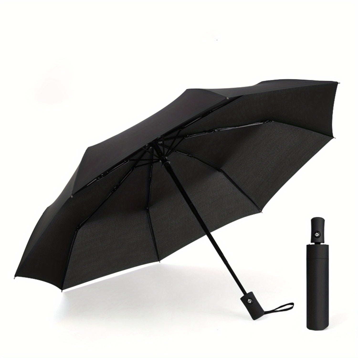 Compact Windproof Travel Umbrella Automatic Lightweight Portable Umbrella