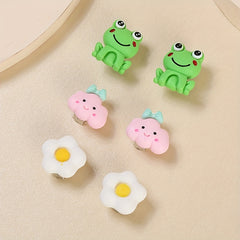 3 Pairs Clip-On Earrings Set for Kids, Teens, Women